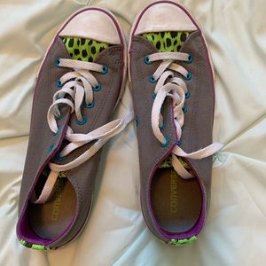 Leopard Print Converse (Message before buying)